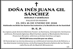 Inés Juana Gil Sánchez